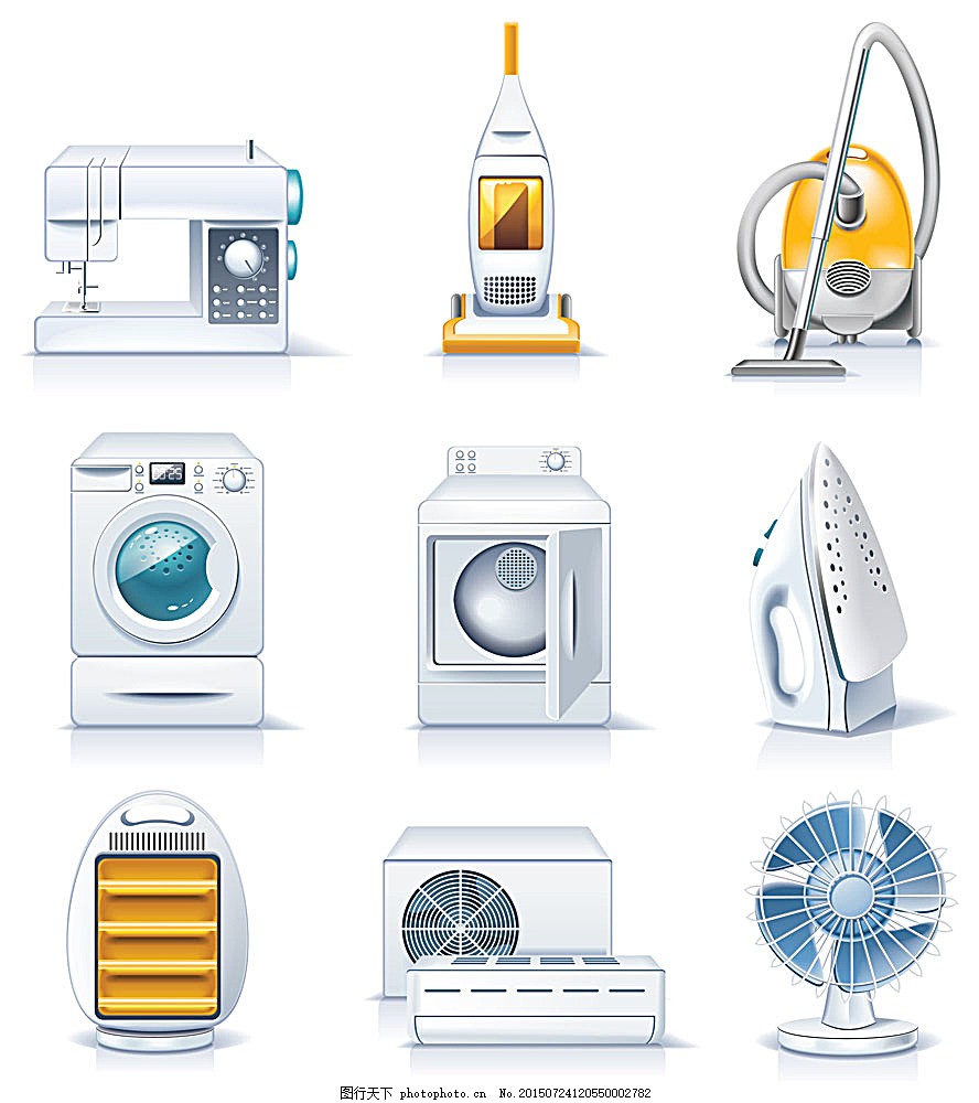 金屬線管卡通電器圖標(biāo)設(shè)計(jì) 現(xiàn)代科技與趣味美學(xué)的結(jié)合